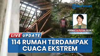 Angin Kencang Hantam Banyumas, 114 Rumah Terdampak hingga BPBD Tangani Pohon Tumbang di 3 Kecamatan