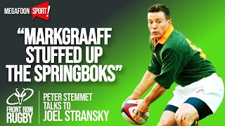 Rugby: Fearless Joel Stransky on what went wrong with the Springboks after 