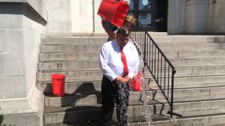 Mayor Coppinger Takes the Ice Bucket Challenge