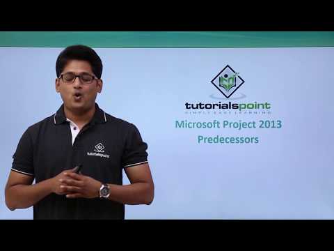 MS Project 2013 - Predecessors