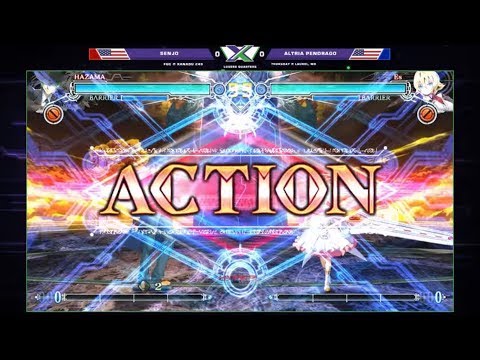 F@X 249 BB: CF - Senjo (Hazama) Vs. Altria Pendrago (Es) - BlazBlue: Central Fiction Losers Quarters