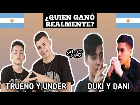 Análisis: Trueno & Underdann vs Duki & Dani -Semifinal- Batallas Dementes 2vs2 2017