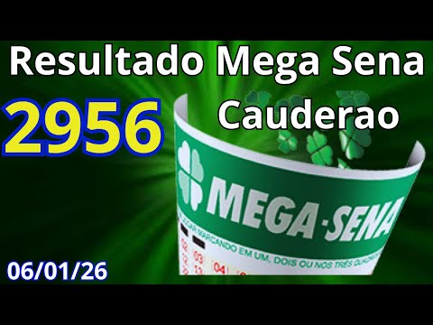 Megasena 2956 - Resultado da Mega Sena da Virada Concurso 2956