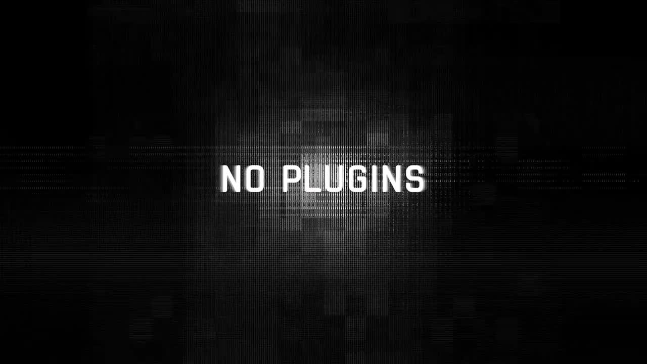 Future Glitch Title After Effects Templates