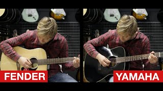 Video thumbnail for Fender CD-60 vs Yamaha F370 🎸 Guitar PARTY by Guitarman Guitar Gear Demos