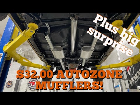 How to build a Autozone $150 dual 2.5” exhaust plus big surprise for Jesse