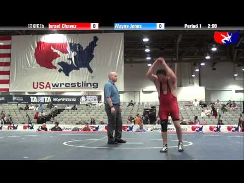Israel Chavez vs. Wayne Jones at 2013 Veterans Nationals - Freestyle