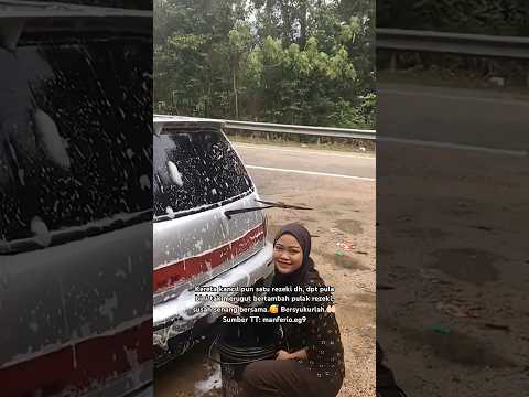 Hari tu keluarga ni naik motor, kali ni dah ada kancil pun jadi lah.🥹😍