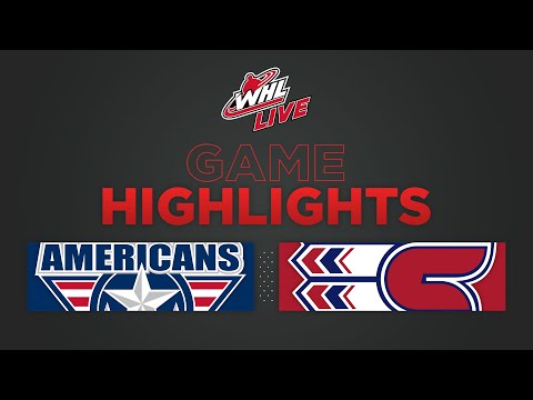 WHL Highlights: Americans (1) at Chiefs (2) - December 30, 2022