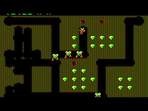 Digger 1983 PC gameplay - lucky Level 2 - YouTube