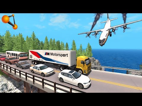 Bridge TRAFFIC JAM Turns into DISASTER! | BeamNG.drive