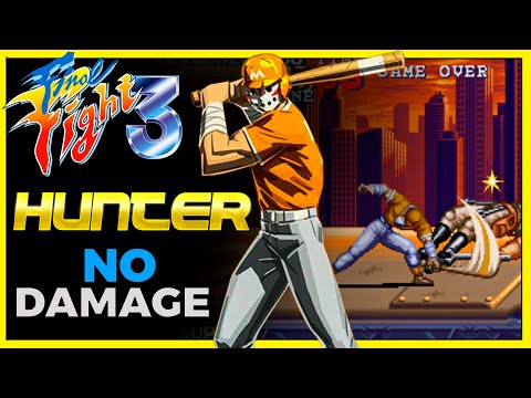 [Enemy hack] Final Fight 3 (ファイナルファイト タフ) - Hunter NO DAMAGE TAS