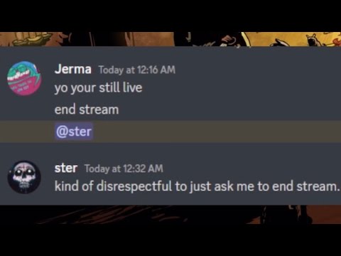 jerma tells ster to turn off his stream 💔