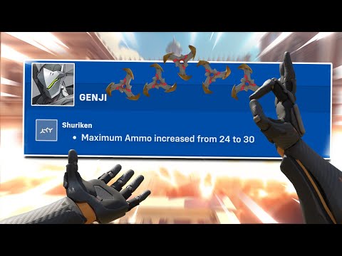 I TRIED THE NEW *BUFFED* GENJI IN SEASON 5 OVERWATCH // GRANDMASTER WITH 2000+ HOURS GENJI