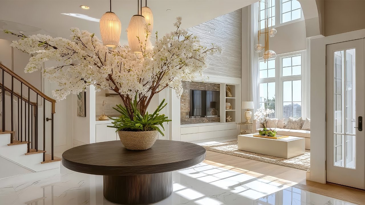 The Aesthetics of Fluid Interior Design: Transforming the Foyer into Living Space