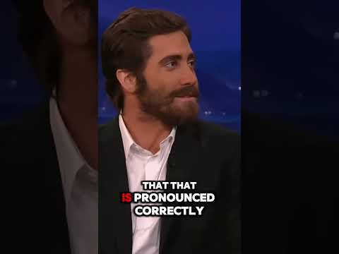 jake gyllenhaal on people mispronouncing his name 😂📛🗣️