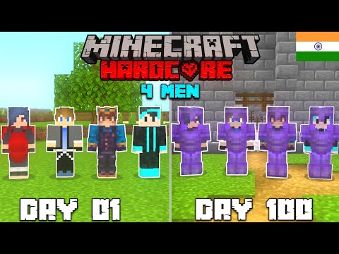 We Survived 100 Days In Minecraft Hardcore (HINDI)