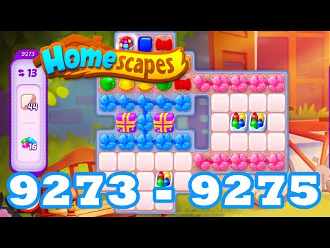 Homescapes Level 9273 - 9275 HD | 3 - match puzzle game | gameplay | android | ios | 9274