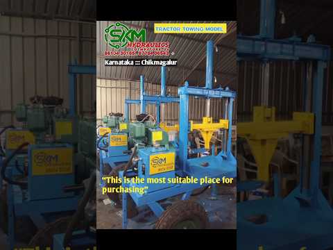 Semi Automatic Firewood Splitting Machine - Manual Feed video by SKM Hydraulics