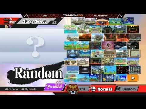 Youmacon 2015 Wii U - Demitus vs Viev - Smash Bros. 4 Wii U