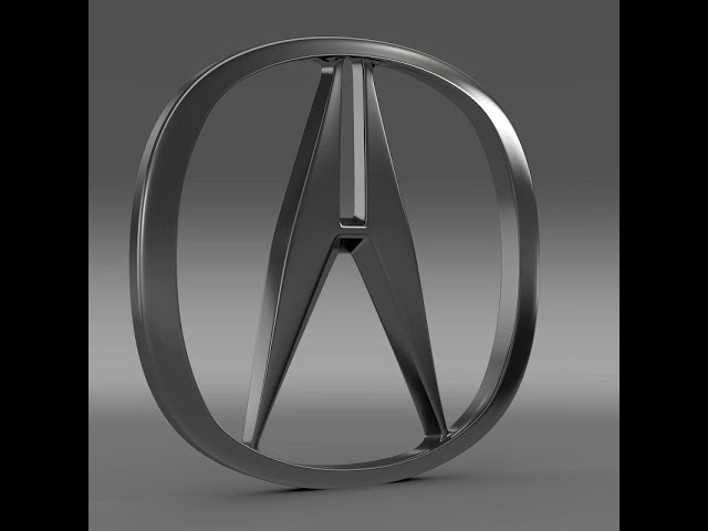 Acura logo 3D Model - FlatPyramid
