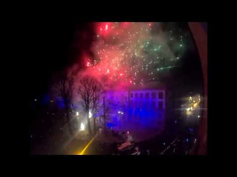 4K | Rostocker Lichtwoche 2018 - Feuerwerk und Lichtshow