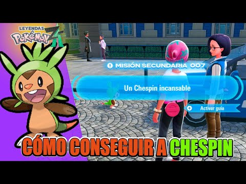 HOW TO GET CHESPIN! Step-by-step guide in Pokémon Legends ZA