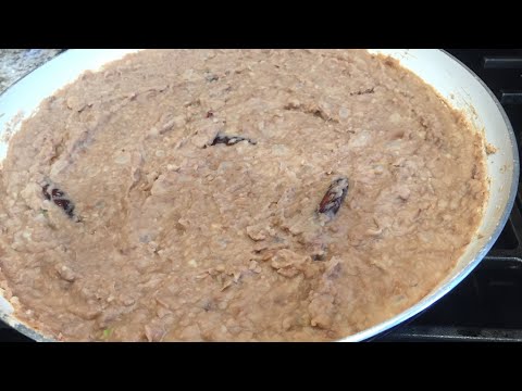 FRIJOLES REFRITOS CON CHILE DE ÁRBOL