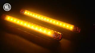 Zadní skupinová svítilna Waś 12V-24V, 238mm, koncové a brzdové světlo