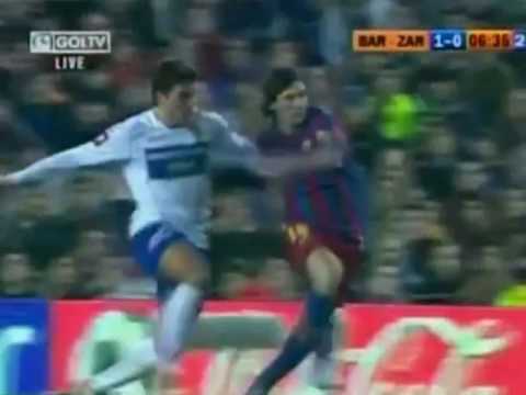 29. Lionel Messi vs Real Zaragoza (Copa del Rey 1_4 de Final) (Home) 05-06