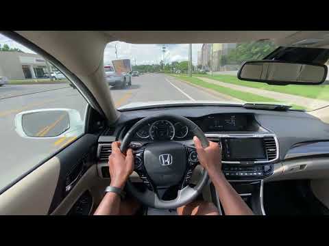 2017 Honda Accord V6 Touring POV Test Drive