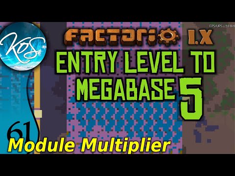 Factorio 1.X Entry Level to Megabase 5 - 61 - MODULE MULTIPLICATION! - Guide, Tutorial