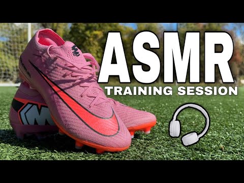 ASMR Training Session For Football/Soccer in Nike Mercurial Vapor 16