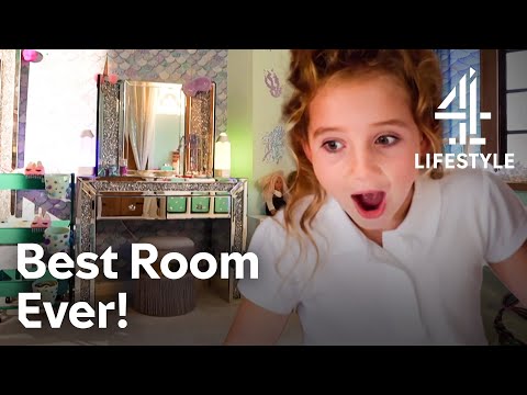 Daughter's Underwater Wonderland Dream Bedroom Comes True | Katie Price's Mucky Mansion | Channel 4