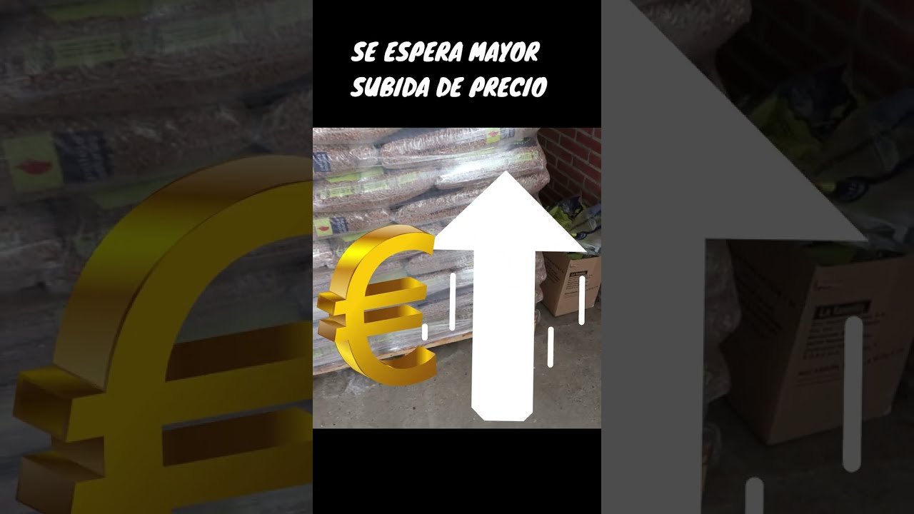 Subida 50% precio pellet. Comparativa
