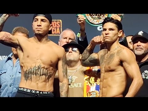 Ryan Garcia vs Mario Barrios • FULL WEIGH-IN, FINAL WORDS & FACE OFF
