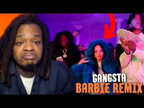 Rella Gz x Sha Gz x Yus Gz - Gangsta Barbie Remix (Official Music Video) | REACTION