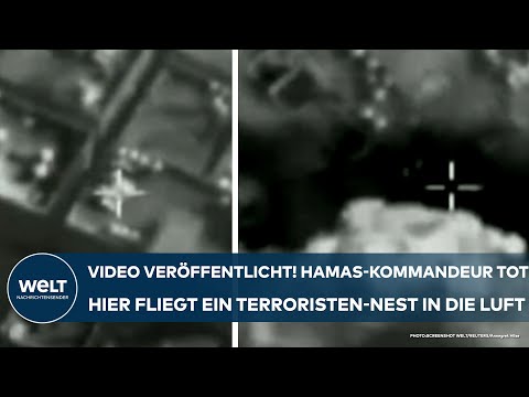 KRIEG IN NAHOST: Video veröffentlich! Hamas-Kommandeur tot! Hier fliegt ein Terrornest in die Luft