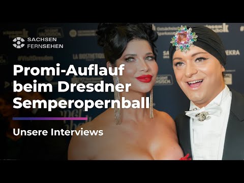Diese STARS schlenderten über den roten Teppich beim Dresdner SemperOpernball! I Sachsen Fernsehen