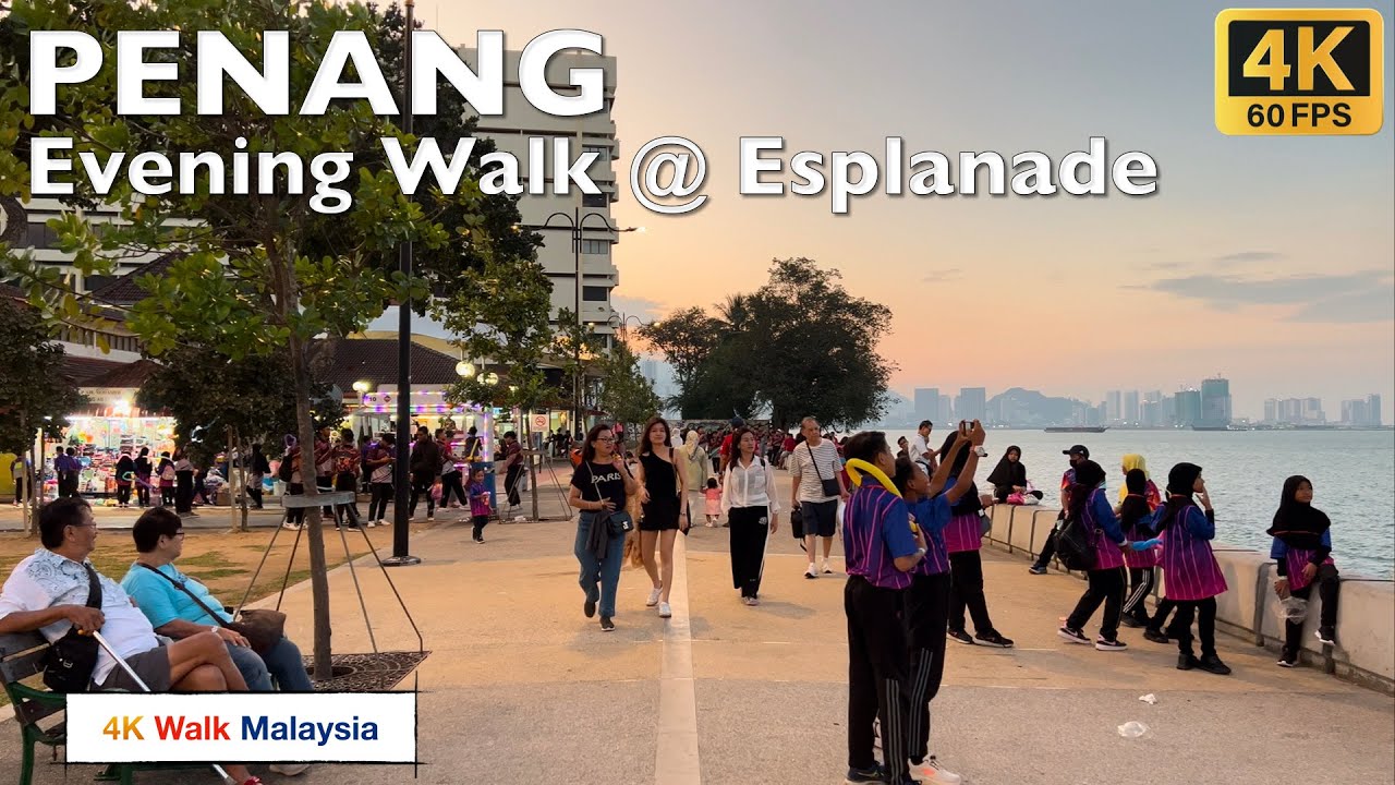 Embark on a captivating stroll along the Esplanade walkway.