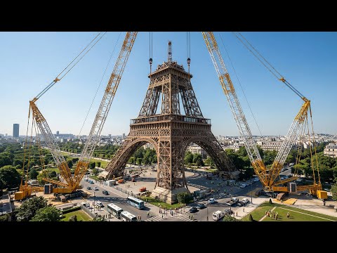 Inside the Eiffel Tower Construction: How the Impossible Iron Giant Was Built  (Full Process)