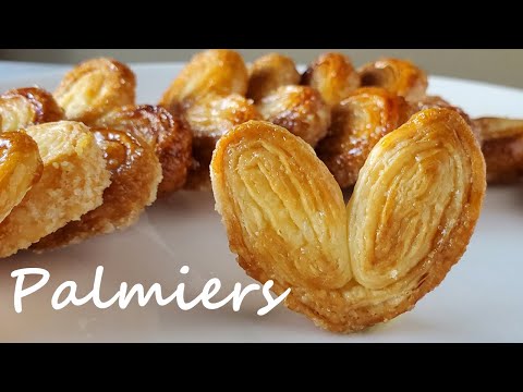 Palmiers | Only TWO Ingredients | Puff Pastry Cookies