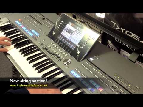 Yamaha Tyros 5 First Play Demo