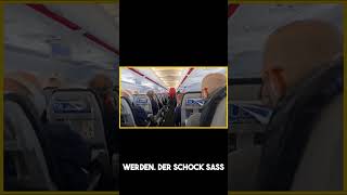 Panik im Flugzeug wegen Fehlalarm!