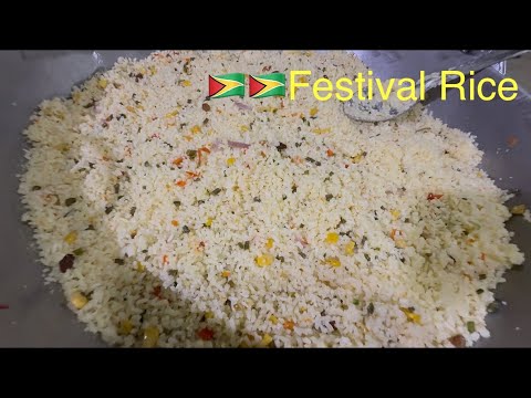 🇬🇾Festival rice best ever 🇬🇾 Guyanese style #subscribe #christmasvlog #family 