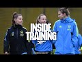 Emily Fox's first London Colney session! | Inside Training | Arsenal Women warm up for FA Cup