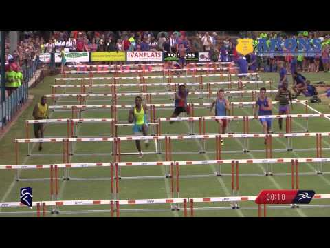 2015 Bosvled Interhigh - Boys 19 110m Hurdles