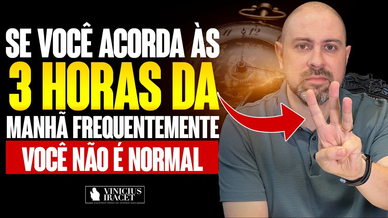 VOCÊ COSTUMA ACORDAR ENTRE 3H E 5H DA MANHÃ? OLHE O QUE SIGNIFICA E O QUE FAZER PARA OUVIR 👂 A DEUS