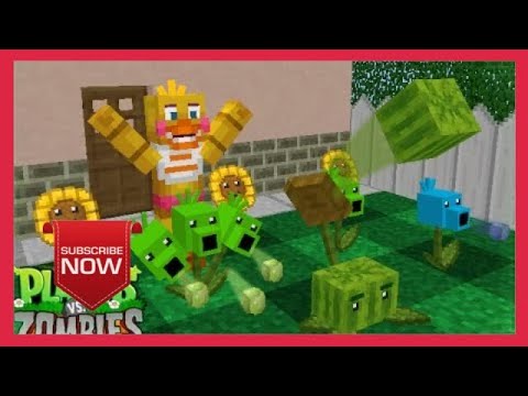 FNAF Monster School: Plants vs Zombies - Minecraft Animation