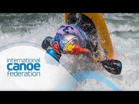 2018 ICF Canoe Freestyle World Cup 2 Sort / Finals Sq, Jnr, C1 – SF K1m